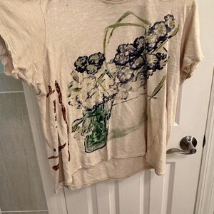 Magnolia Pearl Cream Floral Short Sleeve Tee